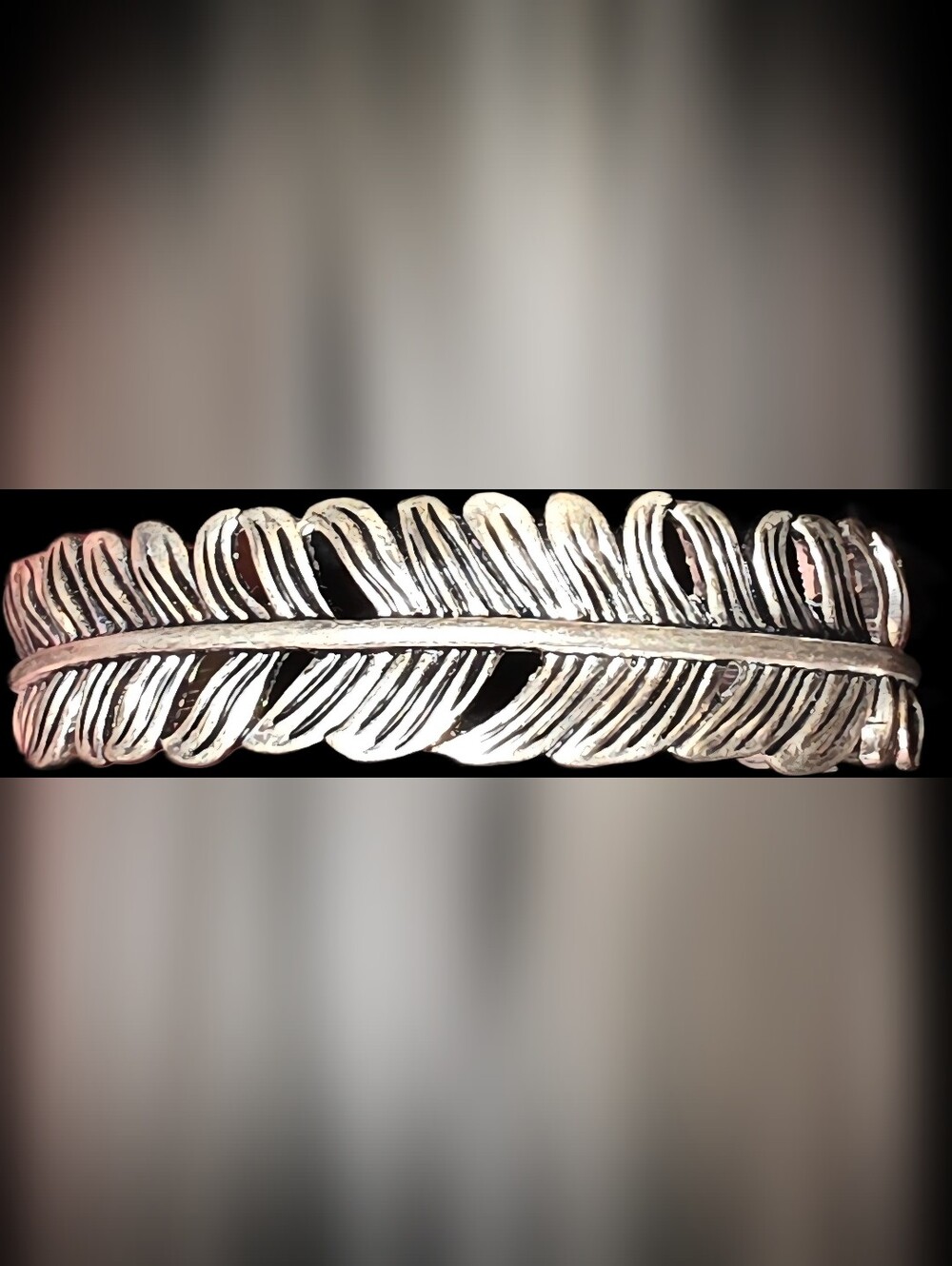 Feather Cuff Bracelet